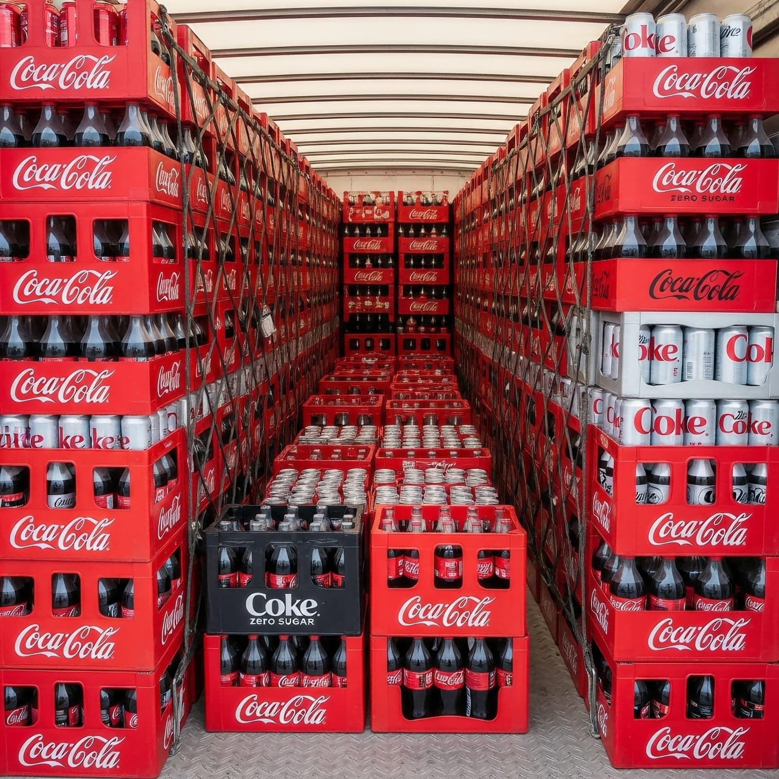 Bulk soft drinks Coca-Cola for export